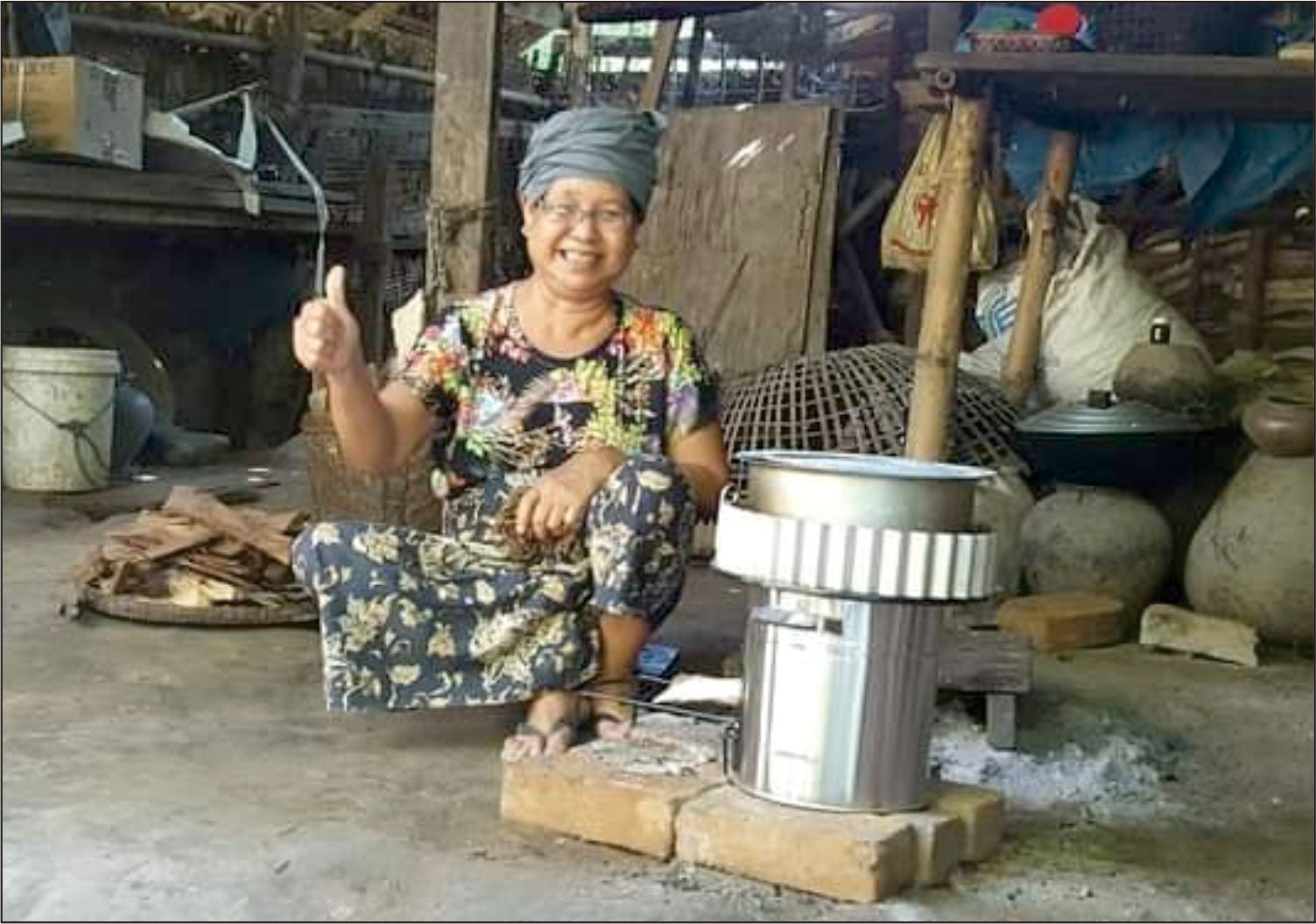 Our charcoal stoves are very popular in Uganda