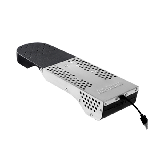 The Jet-Flame wood cookstove accessory, a compact device designed to improve combustion by blowing powerful jets of air into the fire.