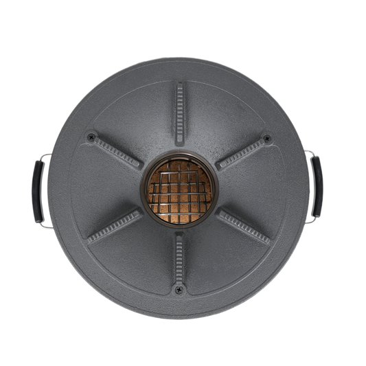 Top-down view of the S28-X stove burner, showcasing the durable structure built for long-term use with a 7-year expected lifespan.