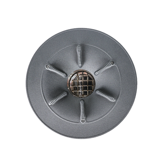 Top-down view of the S32-23N burner surface, compatible with Dutch ovens and cast iron pans for traditional cooking.