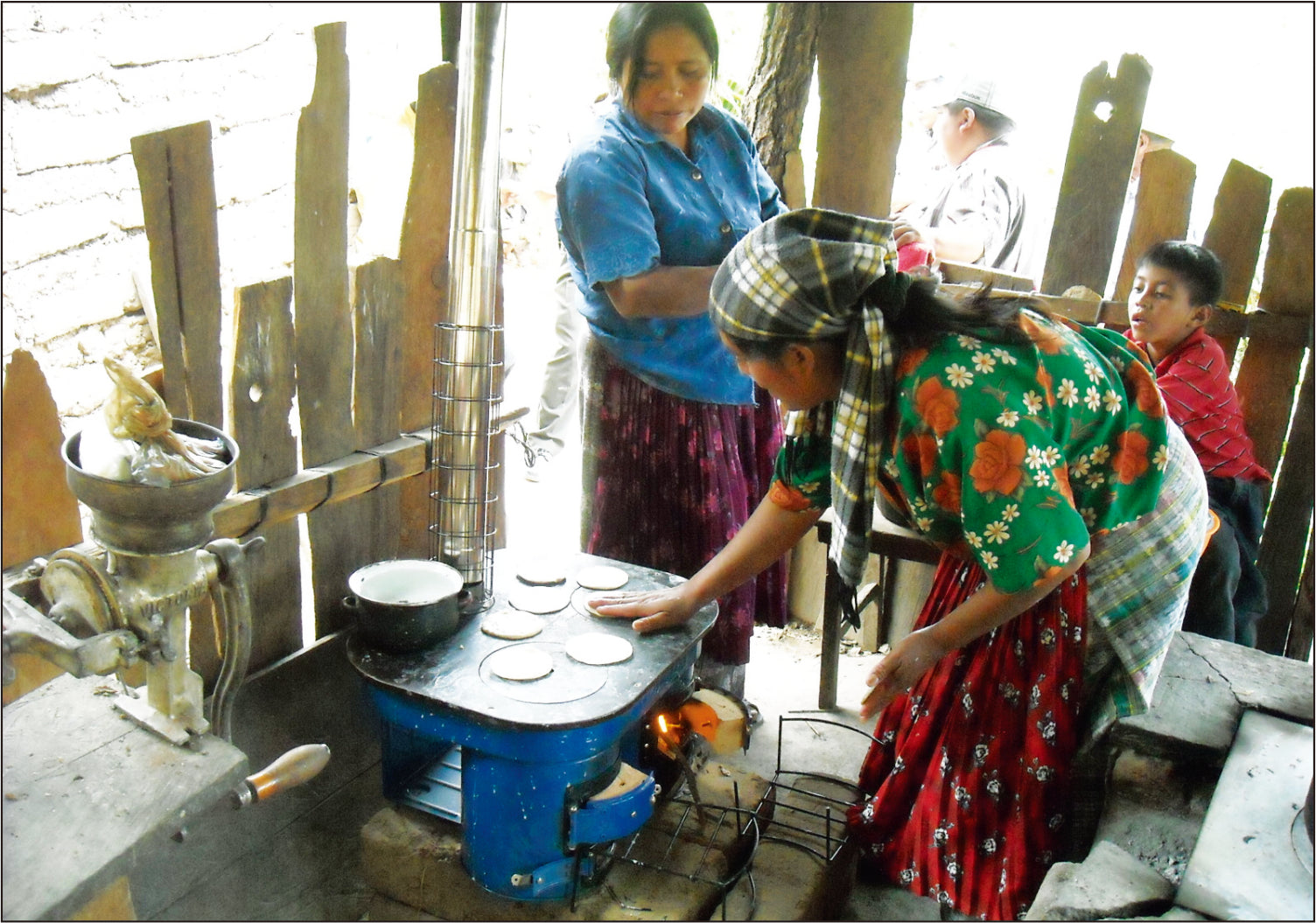 Photos of North American people using our stoves